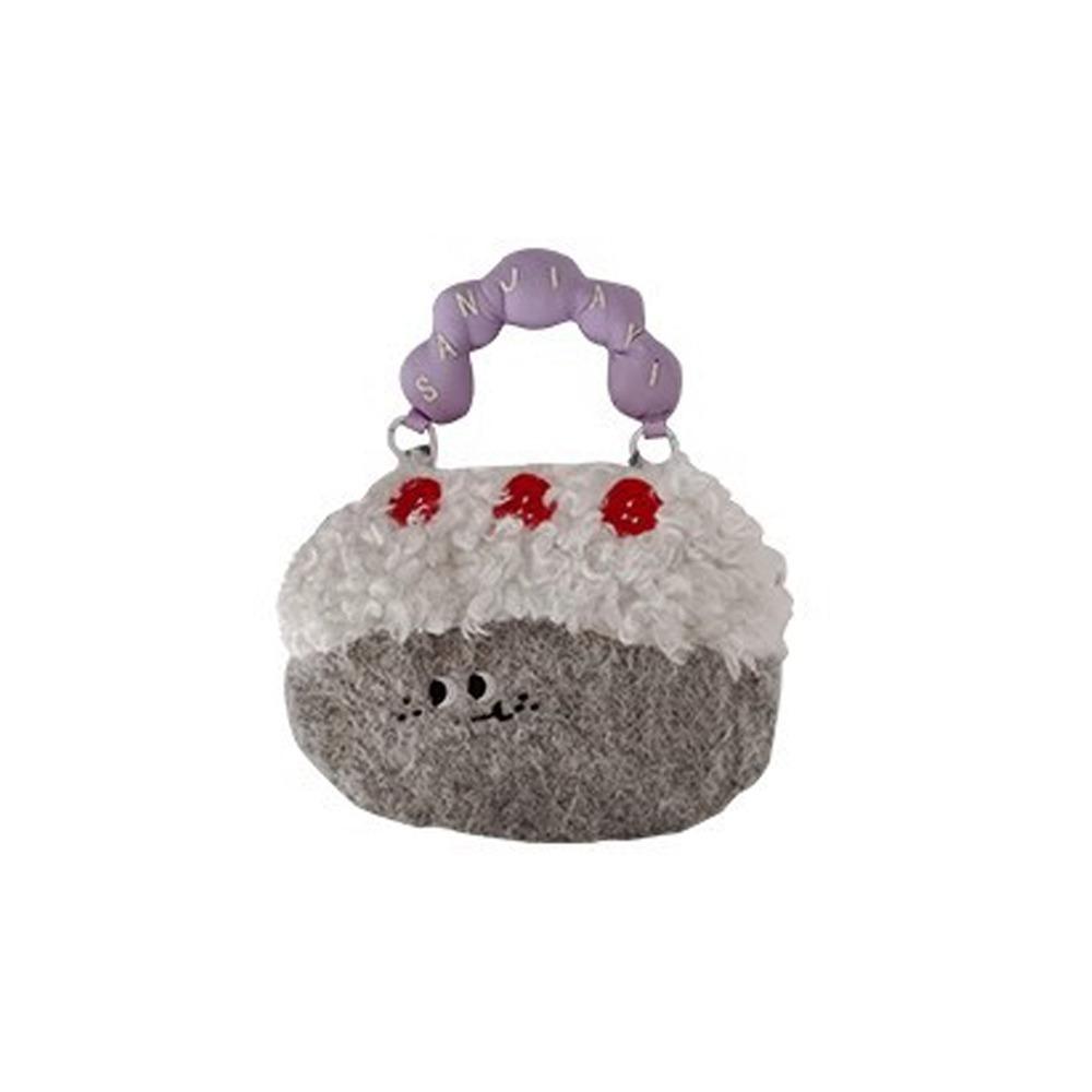 

Tomato Cute Small Bags Cake Shoulder Bag Outdoor Plush Crossbody Bag Children Cake