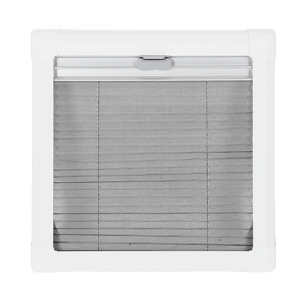 14,8 x 14,8 Zoll Wohnmobilfenster mit Stützstange, Fliegengitter, Sonnenschutz, doppelwandig, abgerundete Ecken, Ausstellfenster für