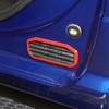 For Dodge Ram 1500 10-26 ABS Red Rear Door Air Exhaust Vent Cover Trim Frame 2P