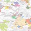 Spanish Map-Spain Map-Wine Distribution Decorative Hanging Picture for Travel,Educational Tool,Photo Shoot Background