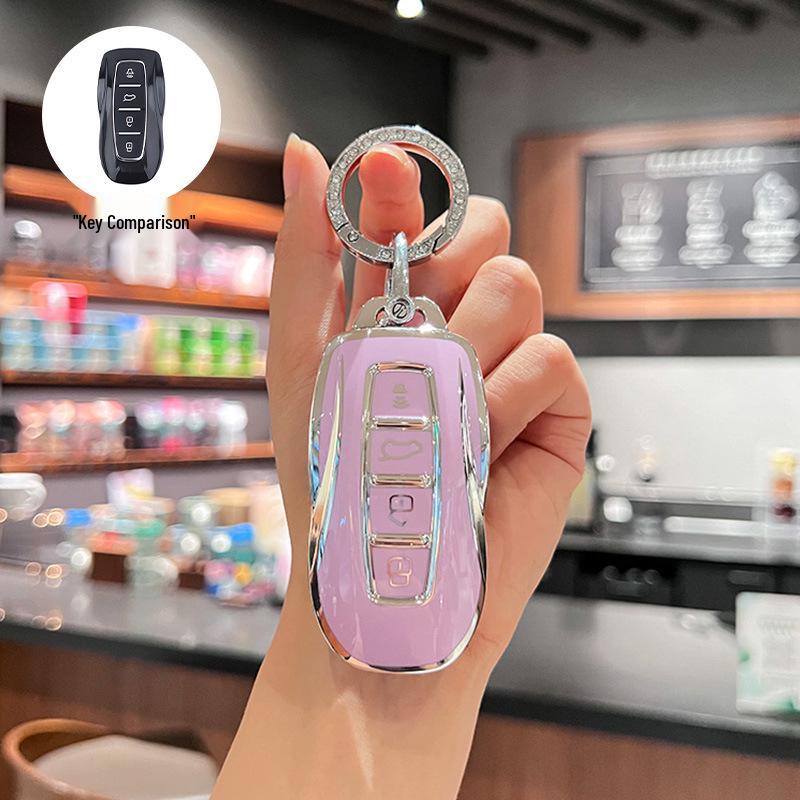 Compatible with Ford Luying Key Case: Luyingjie S/EV, Youqixia, Ranger Car Buckle E, Quan Shun High-Grade Shell.