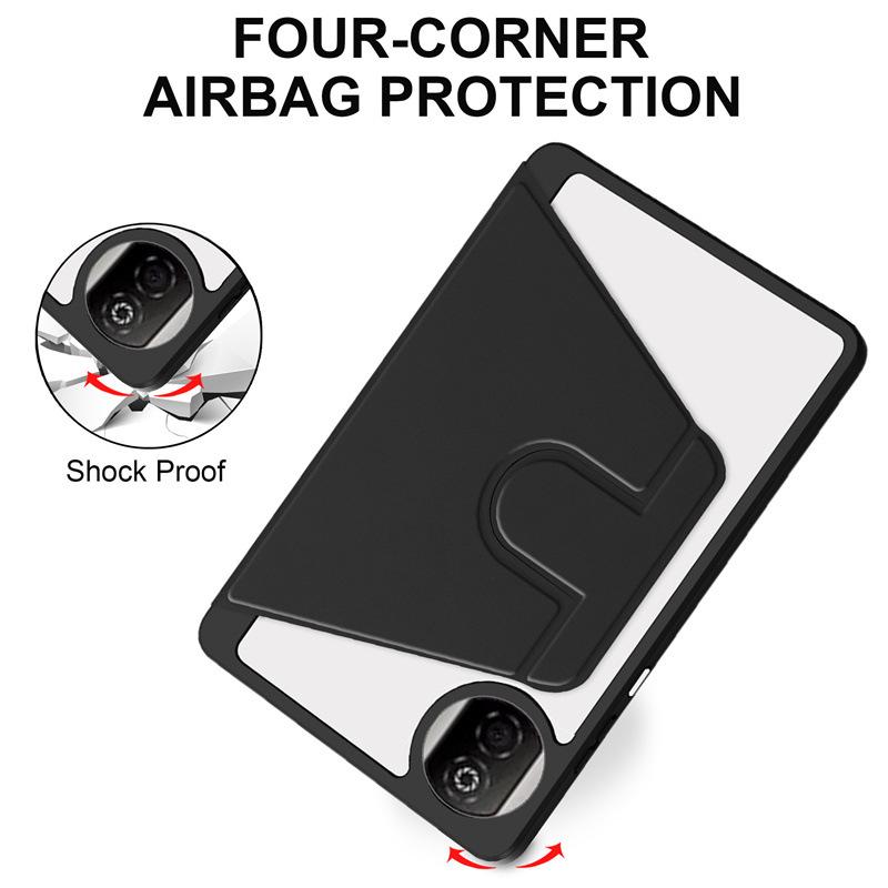For Huawei Honor Pad X7 8.7 Inch Case Acrylic Rotating Stand Transparent Back Funda JMS-W09/JMS-L09 8.7" Cover