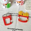 Cartoon Cute Musical Notes Carabiner Ins Acrylic Mobile Phone Pendant Backpack Hanging Handbook Decoration Gifts