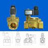 Brass 2252 Series Large Bore Diaphragm Solenoid Valve for Air/Water