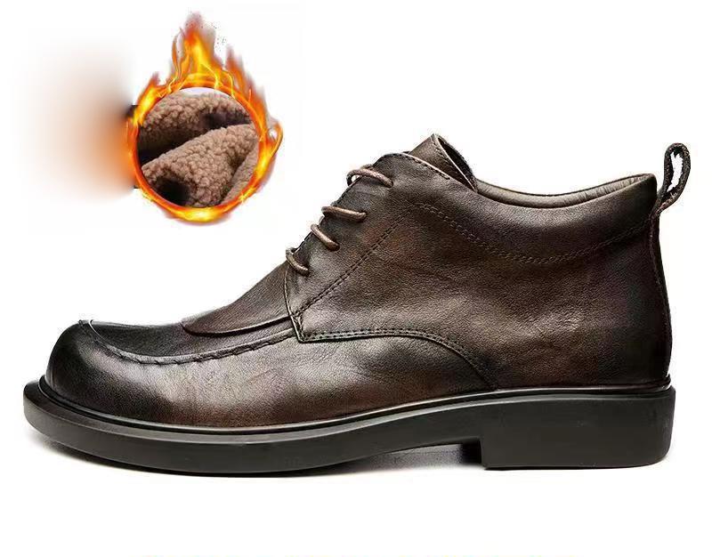 

Черные/кофейные мужские ботинки с увеличением роста на шнуровке, мужская обувь, дизайнерская новинка, однотонные ботильоны, британский стиль, мужская обувь ручной работы 47