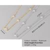 Women 925 Sterling Silver Necklaces Waterproof 14K Gold Plated Cubic Zirconia Choker Necklace for Wedding Prom Brides Jewelry