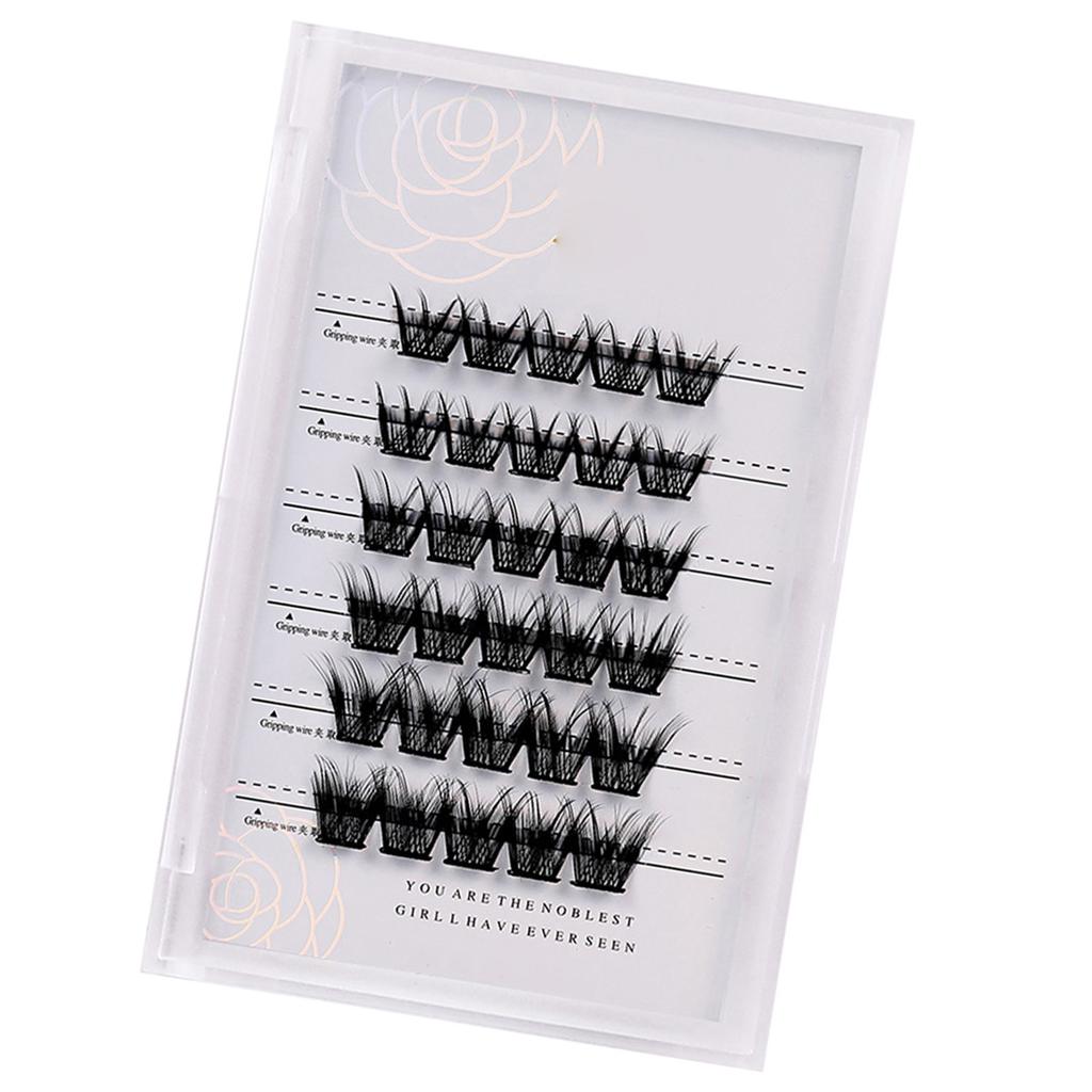 Z LRAQI BEAUTY Individual False Eyelashes Self Adhesive Cluster Fake Eyelashes Glue Free Eyelashes Natural Looking