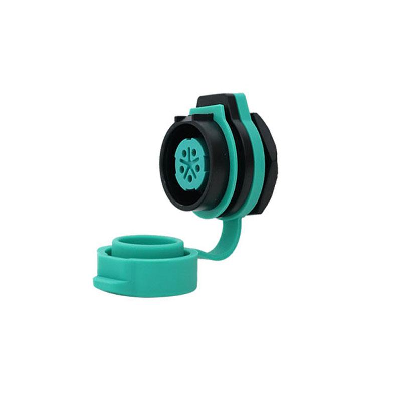 KWAY K20 Bulkhead Connector M20 Industrial 2 3 4 5 7 9 12Pin Soldering 12V Male Plug Female Socket Panel Mount Waterproof IP68
