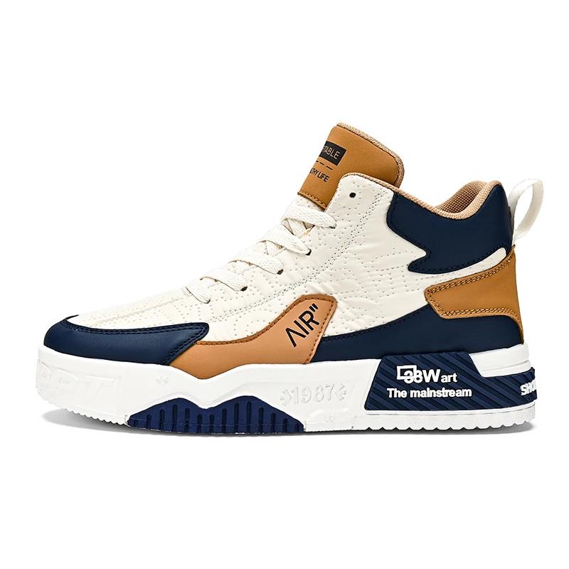 High Top Sneakers Herren Rutschfeste Schuhe Flache Atmungsaktive Lässige Mode Student Laufschuhe Basketball Air Force Zapatos