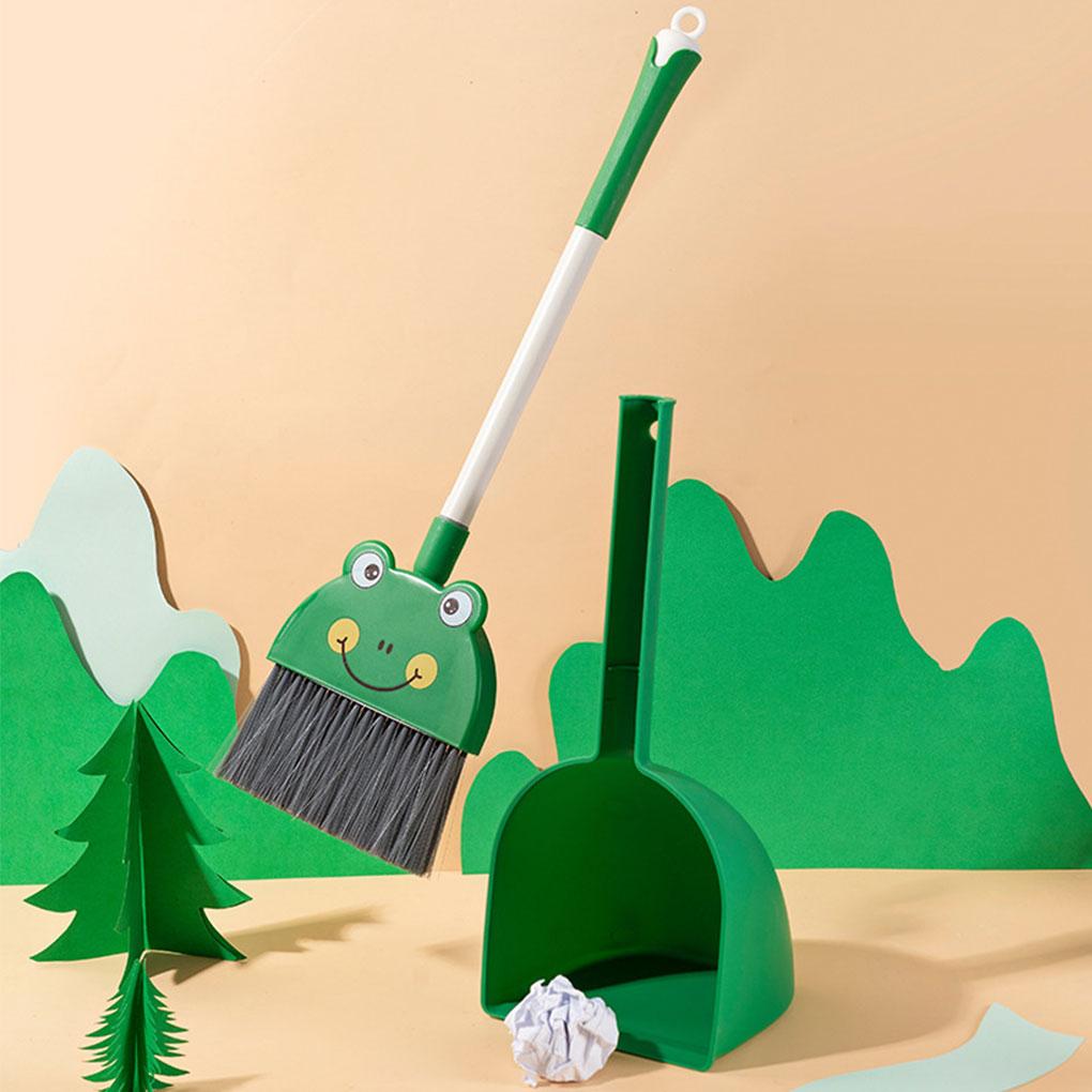 ABS Kids Cleaning Set Fun Cleaning Play Set For Little Helpers Toy Dustpan And Brush For Toddlers