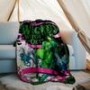 Theme Printed Blanket Perfect For Couch Bed Travel Outdoor Use Machine Washable Cozy Durable