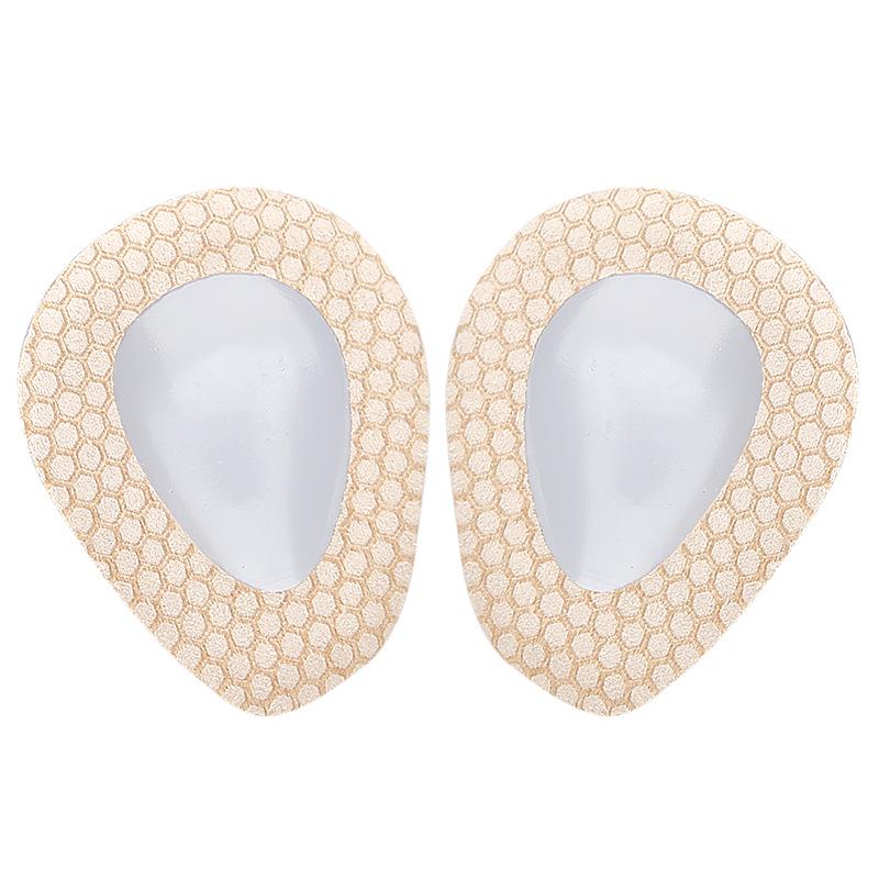 Two-Tone Forefoot Cushion: Self-Adhesive, Shock-Absorbing, Anti-Slip Pad for High Heels.