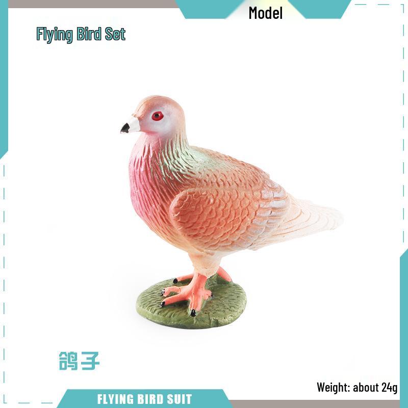 Cross-border Bird Model Ornament: Kingfisher, Magpie, Pigeon, Cuckoo, Barbet, Tit