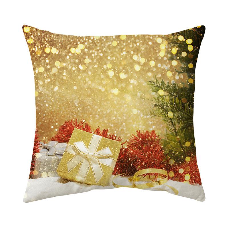 Cartoon Christmas Holiday Home Cute Pillow Cover Holiday Gift Nap Sofa Car Gift Pillow
