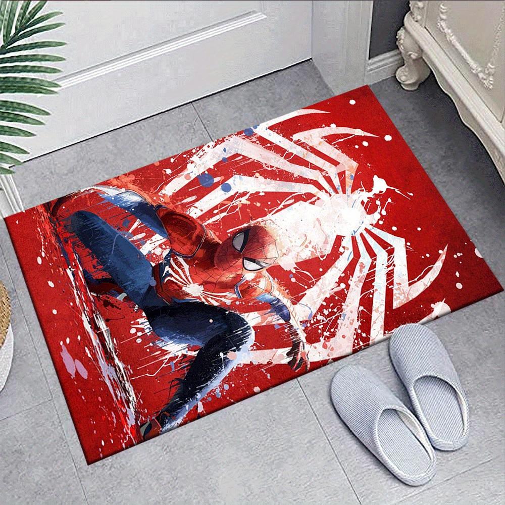 1pz Tappeto Area Tappeto Spider-man, Camera da Letto e Sala Giochi Durevole, Resistente alle Macchie e Facile da Pulire, Soggiorno