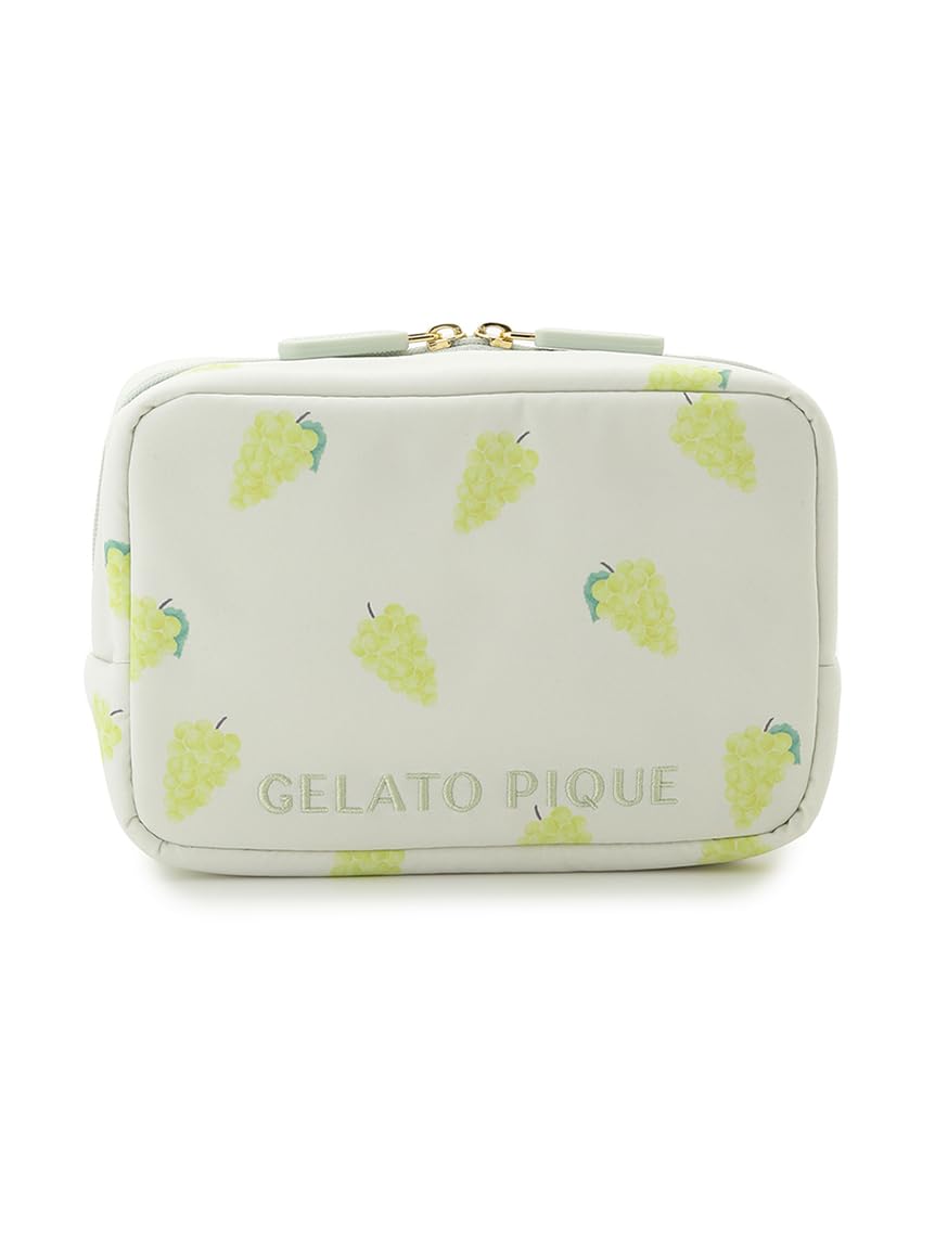

Fruit print pouch PWGB252666 MNT [Gelato Pique]