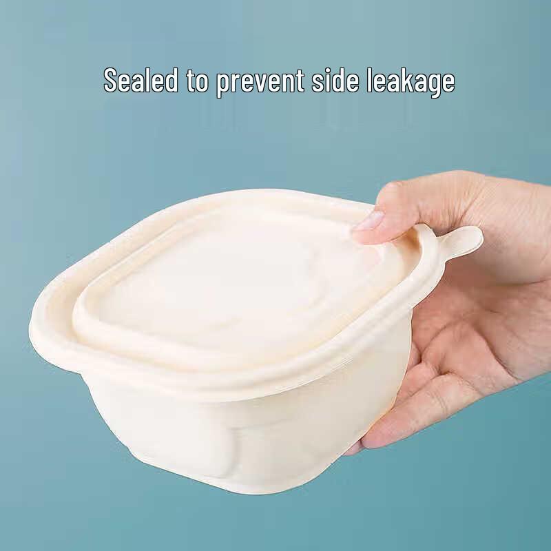 Disposable Square Takeaway Containers with Lids