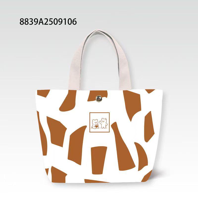 Little Bear Women's Versatile Canvas Tote Lunch Bag