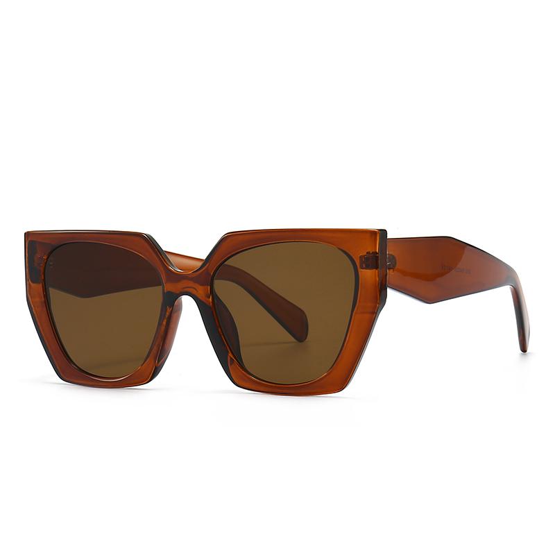 930 Cross-Border Trendyy Stt Photography Modern Charm Sunglasses Ins Style Polygonal Catwalk Sunglasses Premium Quality Comfortable Daily Wear