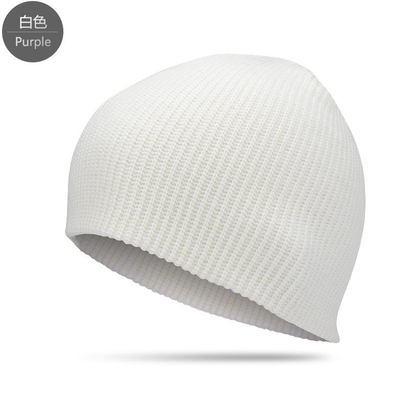 Autumn and winter thin wool hat men's hat women's knitted hat men's warm trendy headhat children's hat cold hat melon fur hat