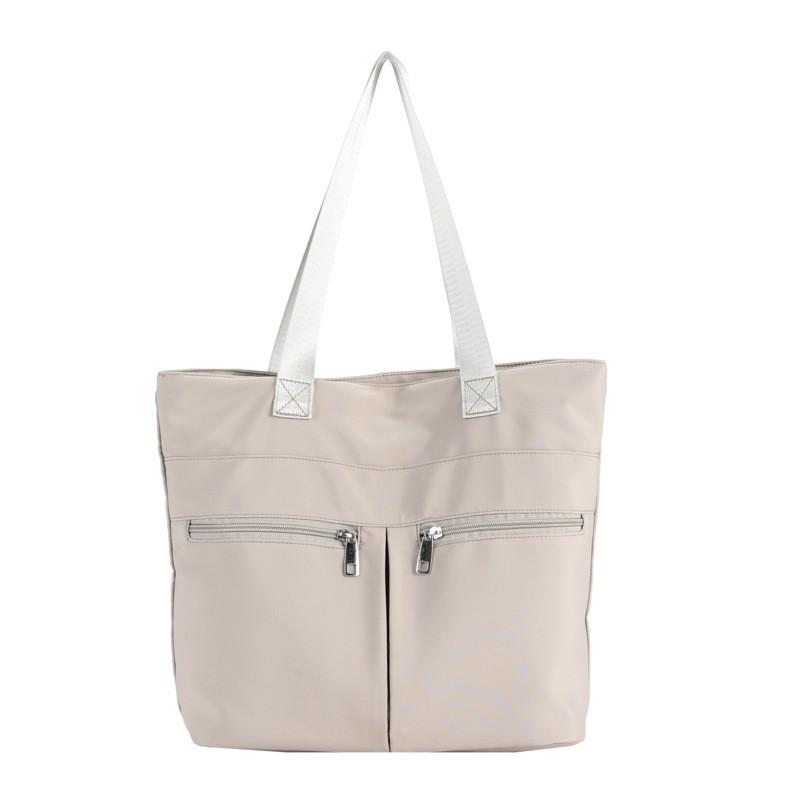 

Single Shoulder Bag Women s Fashionable All-match Simple Korean Large-capacity Portable Tote Nylon сірий