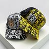 Men And Women With Printed Pattern Cartoon Baseball Caps Air Permeable Sun Protection All-Match Korean Style Hip Hop Half Mesh Hats Ins Trend