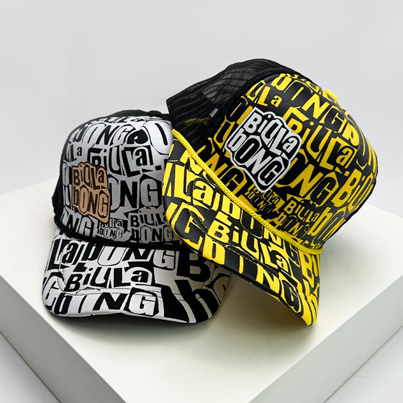 Men And Women With Printed Pattern Cartoon Baseball Caps Air Permeable Sun Protection All-Match Korean Style Hip Hop Half Mesh Hats Ins Trend