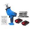 288VF Electric Cordless Reciprocating Saw Chainsaw Adjustable Speed Wood Metal PVC Pipe Cutting Saw Power Blades Tool 325x110mm