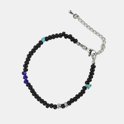 SQUAZ Lässiges Edelsteinperlenarmband Tägliches Perlen-Paararmband SIDA187