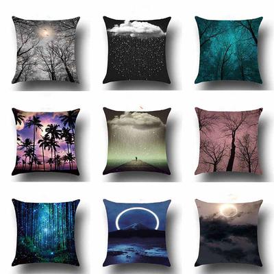 Produits Populaires, Arbre, Ciel Nocturne, Taie d'Oreiller, Housse de Coussin