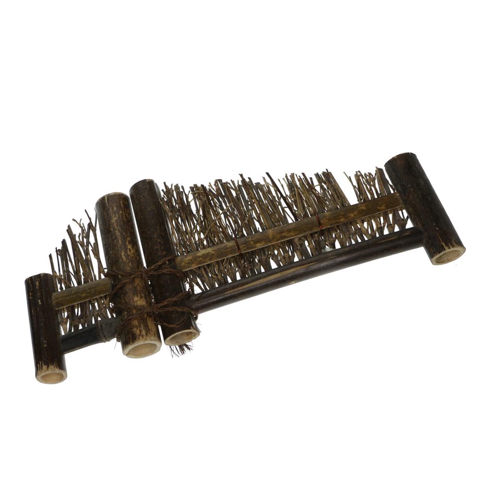 Mini Bamboo Fence Garden Fence Miniature Home Decor Bamboo accessories S#2