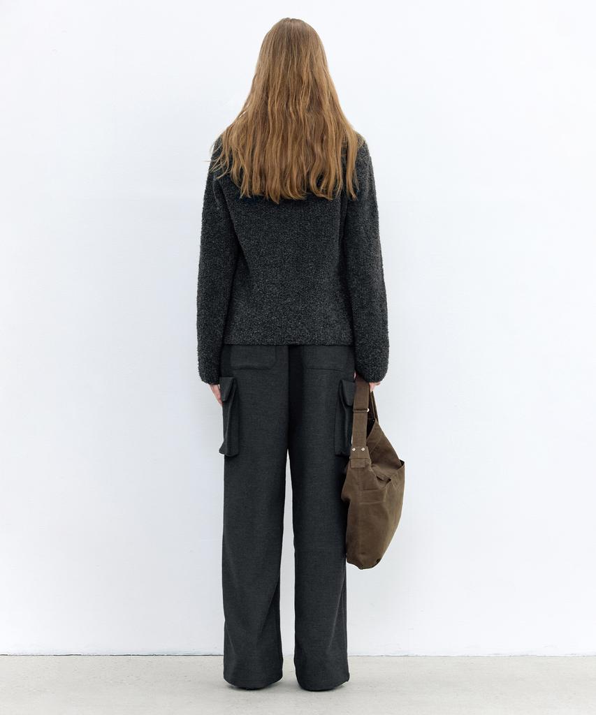 INSILENCE WOMEN Fatigue Pocket Slacks Charcoal