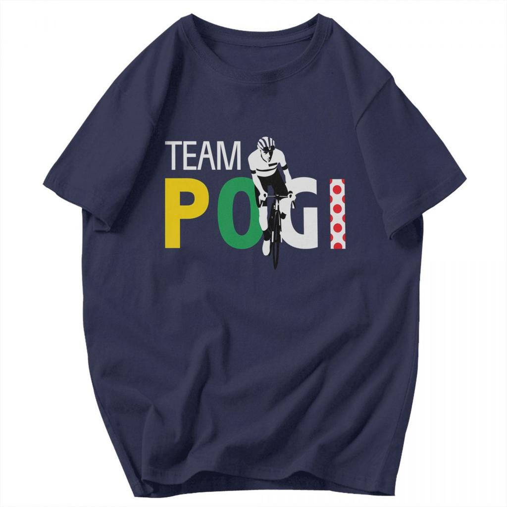 Men T Shirt Team Pogi Tadej Pogacar Tour De France Cotton Y2K Graphic Tees Unisex Clothes T Shirts