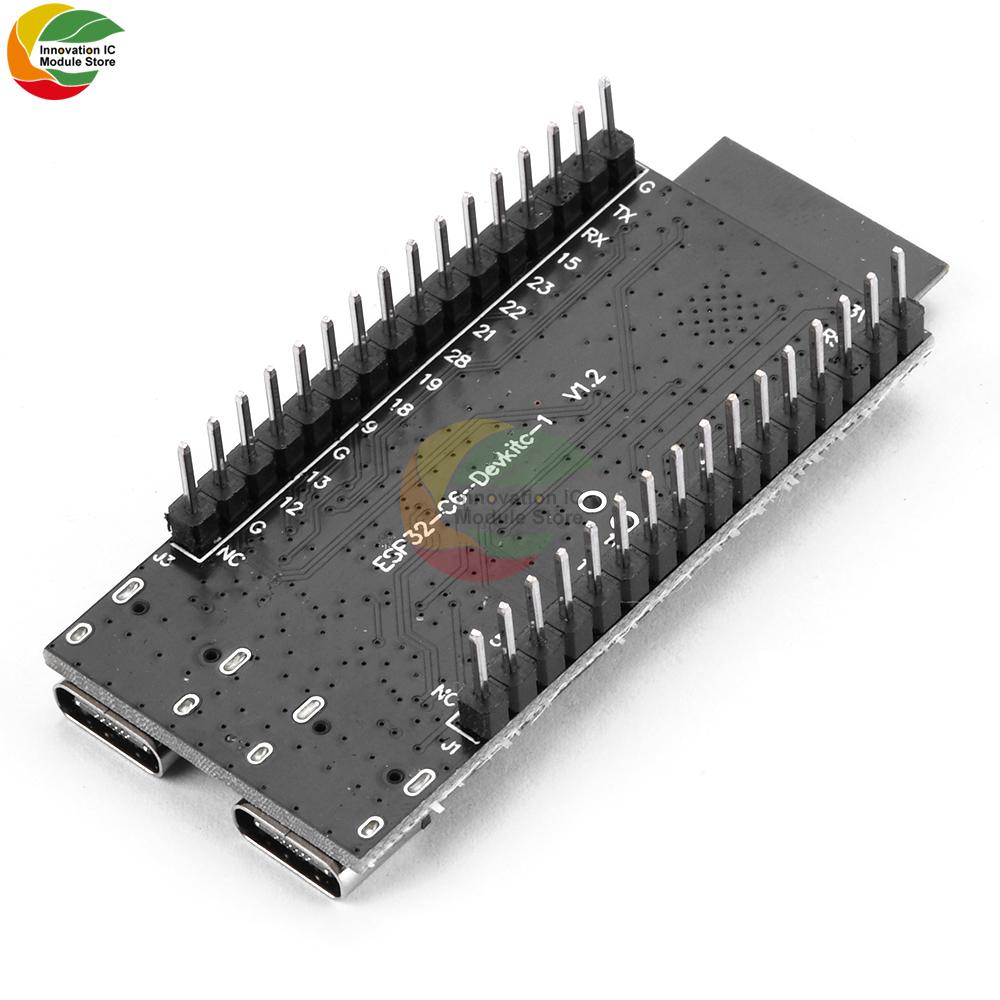 ESP32-C6-DevKitC-1 WiFi Bluetooth Development Board Core Board CP2102 Onboard ESP32-C6-DevKitC-1-N8 Module TYPE-C Interface