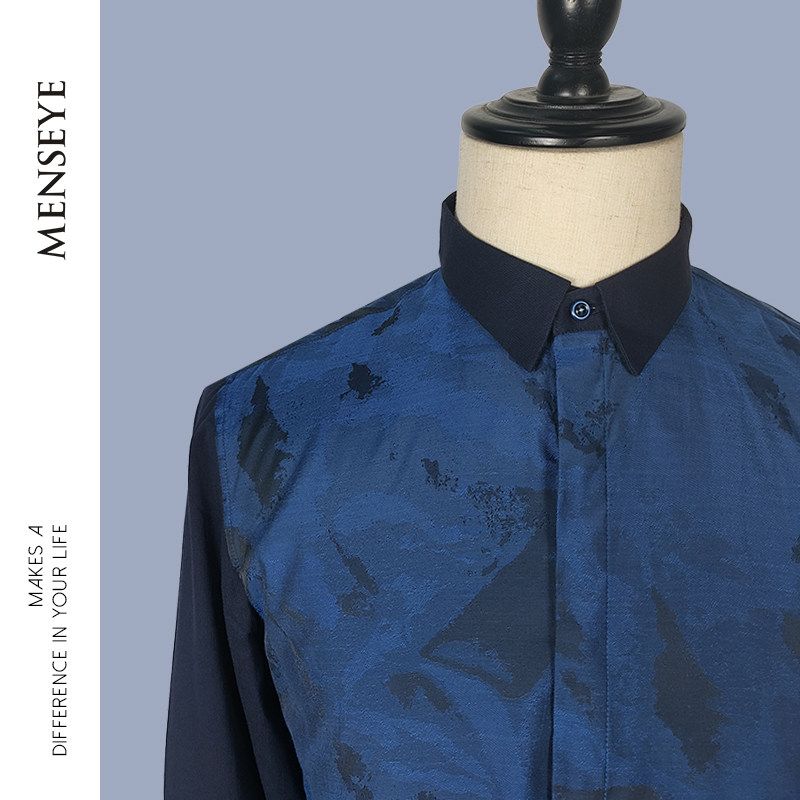 Menseye Menseye Men's Casual Long-Sleeve Shirt