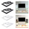 2 Pack Inclined Desktop Speaker Stands Studio Monitor 15° Tilt Table for