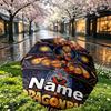 Custom Name Personalized Dragon Ball Z Print Umbrella, Auto Open Close, 8‑Rib Sturdy Frame, Commute Camping Hiking Use, Birthday Gift