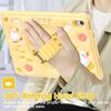 For iPad (2025)/10.9 (2022) Case Duck Pattern Hand Strap Kickstand PC+Silicone+TPU Tablet Cover