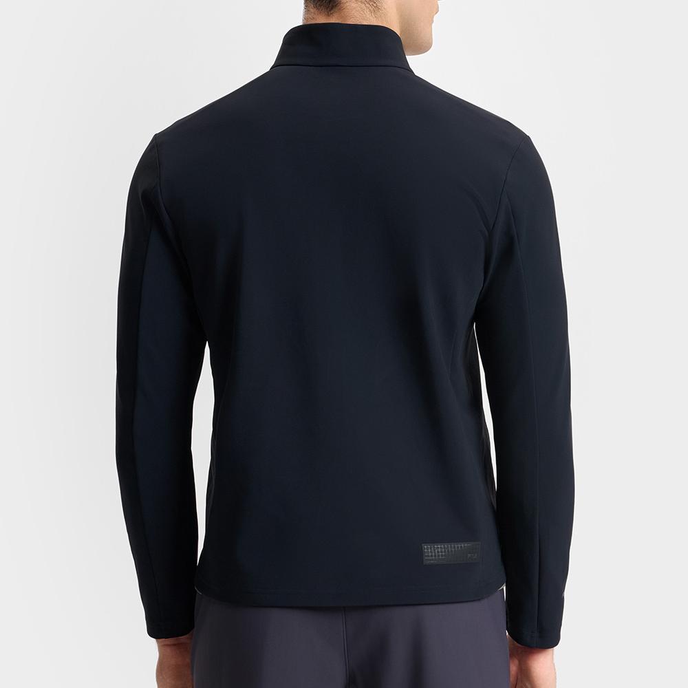New FILA Fitness Jacket Men's Pitch Black A11M511501F-BK