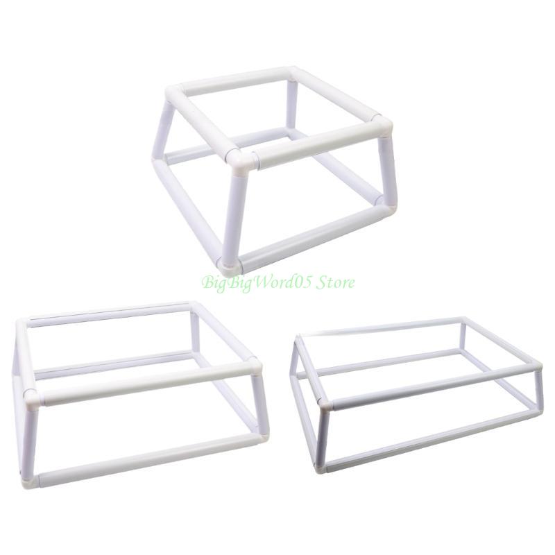 24TE Square Embroidery Hoop Stitching Frame Square Embroidery Clip Frame for Quilting Embroidery Craft