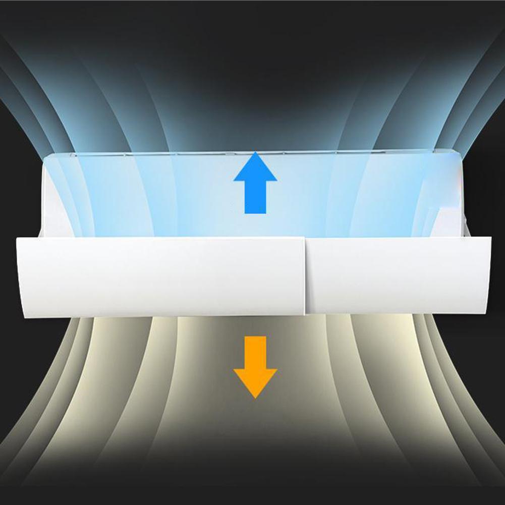 Anti-wind Baffle Exhaust Baffle PP+PVC Adjustable Air Conditioning Air Deflector Anti Direct Blow Windshield Practical