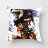 Anime Dragon Ball Pillow Cover Cartoons Son Goku Action Figures 45x45cm Square Pillowcase Sofa Decor Cushion Cover Toys Gifts