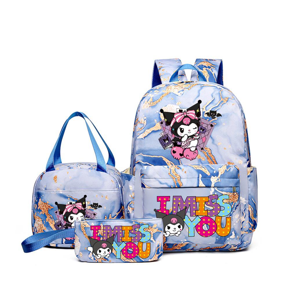 Student Schoolbag Cartoon Cute Large Capacity Backpack Lightweight Waterproof Middle School Student Backpack