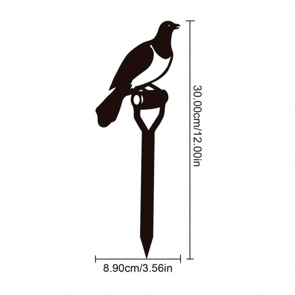 

Metal Bird Family Garden Stake Ornament, Outdoor Yard Decor, Easy Install, Durable Iron, Gift for Mom TY3207-01