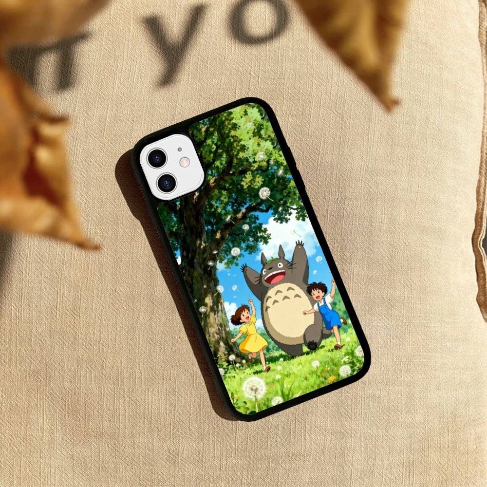 Cute T-Totoroes For iphone 17 Air 16 15 14 13 12 11 Pro Max TPU+PC Plus Shockproof Back Phone Cover