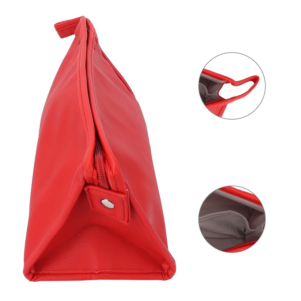 Hair Dryer Storage Bag PU Leather Waterproof Dustproof Carry Bag with  ing Hook