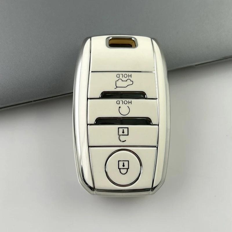 3Buttons TPU Car Key Cover Case Holder For Kia KX3 KX5 K3S RIO Ceed Cerato Auto Shell Fob For Kia Optima Sorento Niro Soul