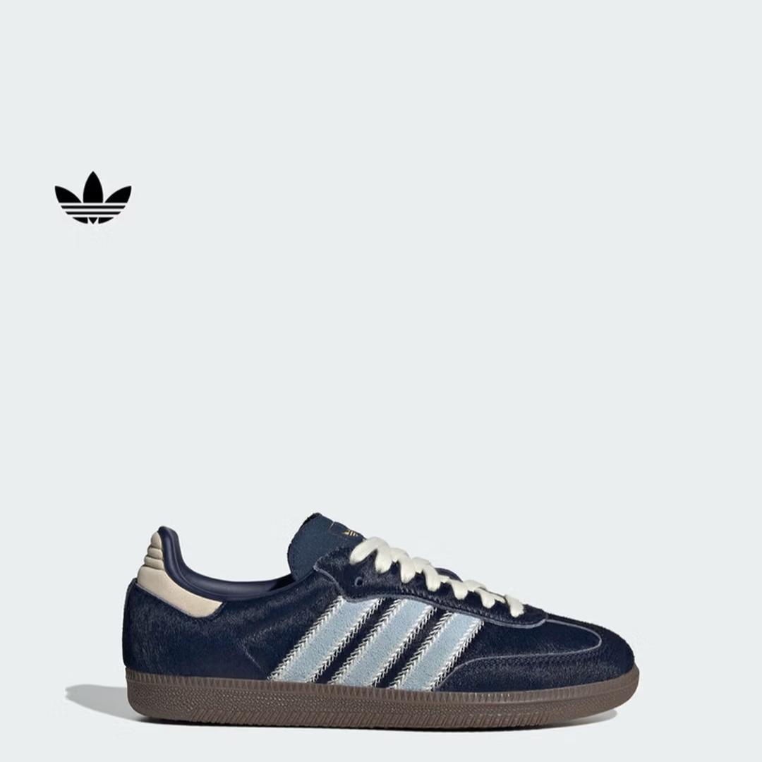 Adidas  Кроссовки с Т-образным носком  SAMBA OG W Классические кроссовки Женские Adidas Трилистник JS3934 35.5 темно-синий