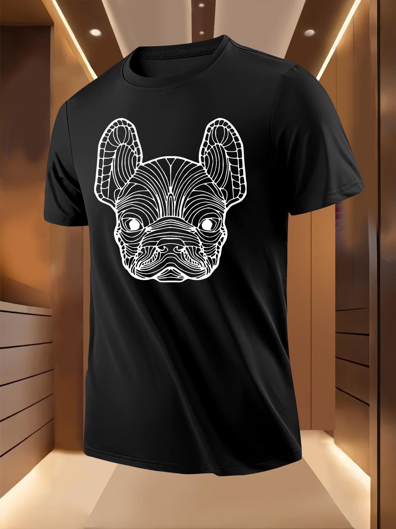 French Bulldog Head Graphic Tshirt - Lightweight Breathab... XL