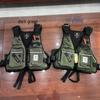Multifunctional High-Buoyancy Fishing Vest with Customizable Logo for Rock and Sea Fishing